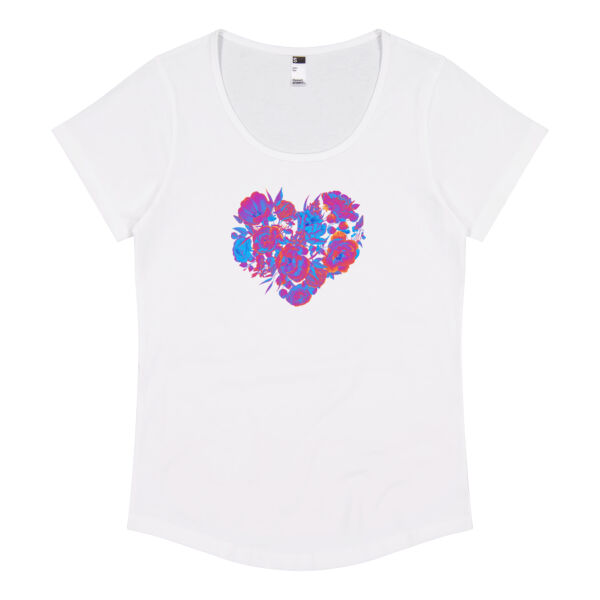 Heart Tee - Womens Jazz Scoop Neck Tee Thumbnail